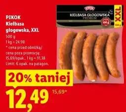 Lidl Kiełbasa glogowska, XXL oferta