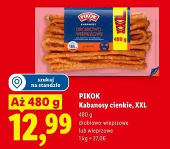 Lidl PIKOK Kabanosy cienkie, XXL oferta
