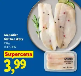 Lidl Grenadier filet bez skóry oferta