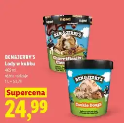 Lidl Ben&Jerry's Lody w kubku oferta