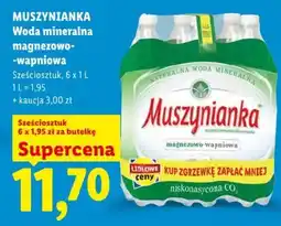 Lidl Woda mineralna magnezowo-wapniowa Muszynianka oferta