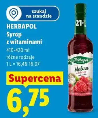 Lidl Herbapol Syrop z witaminami oferta
