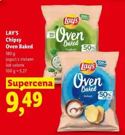 Lidl Lay's Chipsy Oven Baked oferta