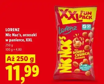 Lidl Lorenz Nic Nac's, orzeszki w panierce, XXL oferta