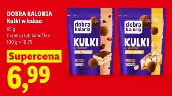 Lidl Dobra Kaloria Kulki w kakao oferta
