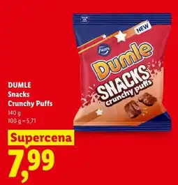 Lidl Dumle Snacks Crunchy Puffs oferta