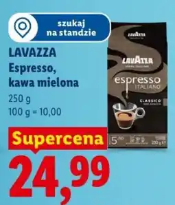 Lidl LAVAZZA Espresso, kawa mielona oferta
