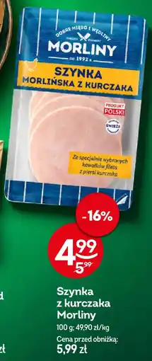 Żabka Szynka z kurczaka Morlina oferta