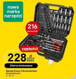 Castorama Zestaw kluczy 216 elementów oferta