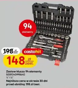 Castorama Zestaw kluczy 94 elementy oferta
