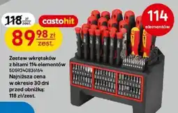 Castorama Zestaw wkrętaków z bitami oferta