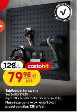 Castorama Tablica perforowana castohit oferta