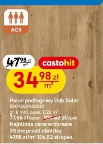 Castorama Panel podłogowy Dąb Solar oferta