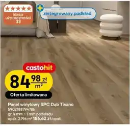 Castorama Panel winylowy SPC Dąb Tivano oferta