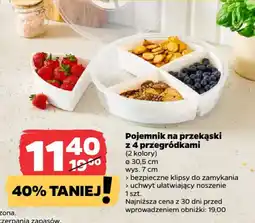 Netto Pojemnik na przekąski z 4 przegródkami oferta