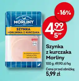 Żabka Szynka z kurczaka Morlina oferta