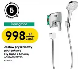 Castorama Zestaw prysznicowy podtynkowy My Cube z baterią oferta