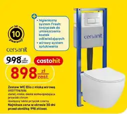 Castorama Zestaw WC Elio z miską wirową oferta