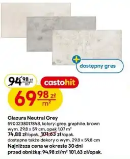Castorama Glazura Neutral Grey oferta
