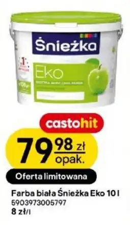 Castorama Farba biała Śnieżka Eko oferta