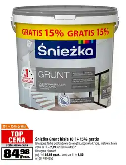 OBI Śnieżka Grunt biała oferta