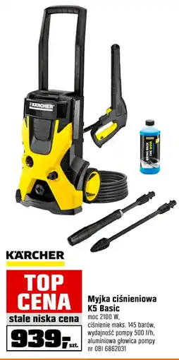 OBI Myjka ciśnieniowa K5 Basic oferta