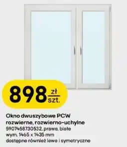 Castorama Okno dwuszybowe PCW oferta