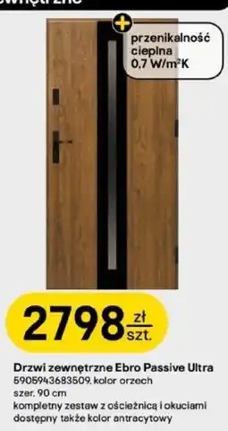 Castorama Drzwi zewnętrzne Ebro Passive Ultra oferta