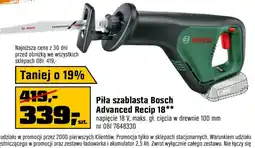 OBI Piła szablasta Bosch Advanced Recip 18** oferta