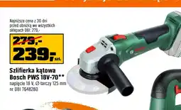 OBI Szlifierka kątowa Bosch PWS 18V-70** oferta