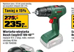 OBI Wiertarko-wkrętarka Bosch EasyDrill 18V-40 oferta
