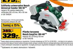 OBI Pilarka tarczowa Bosch EasyCirc 18V-48 oferta