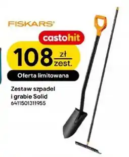 Castorama Fiskars Zestaw szpadel i grabie Solid oferta