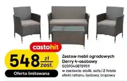 Castorama Zestaw mebli ogrodowych Derry 4-osobowy oferta