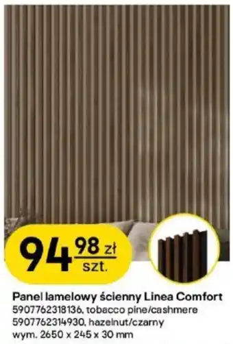 Castorama Panel lamelowy ścienny Linea Comfort oferta
