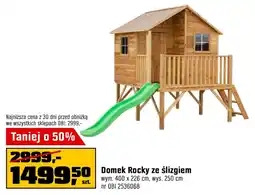 OBI Domek Rocky ze ślizgiem oferta
