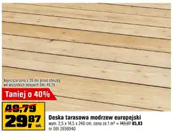 OBI Deska tarasowa modrzew europejski oferta