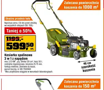 Kosiarka spalinowa 3 w 1 z napędem