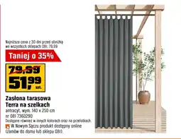 OBI Zasłona tarasowa Terra na szelkach oferta