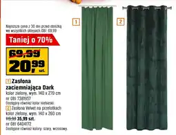 OBI Zasłona zaciemniająca Dark oferta