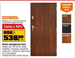 OBI Drzwi zewnętrzne Faro oferta