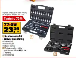 OBI Zestaw nasadek i bitów z grzechotką oferta