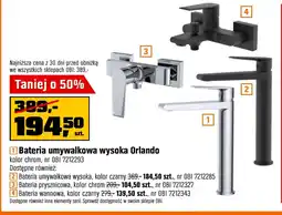 OBI Bateria umywalkowa wysoka Orlando oferta