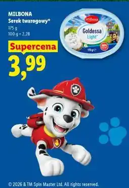 Lidl MILBONA Serek twarogowy oferta