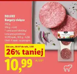 Lidl DELUXE Burgery cielęce oferta