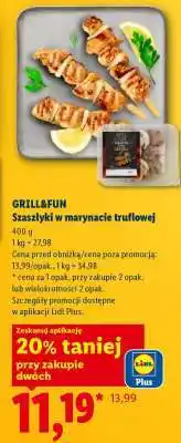 Lidl GRILL&FUN Szaszłyki w marynacie truflowej oferta