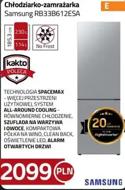 Kakto Chłodziarko-zamrażarka Samsung RB33B612ESA oferta