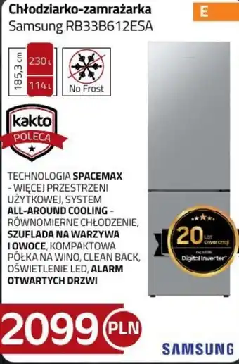 Chłodziarko-zamrażarka Samsung RB33B612ESA