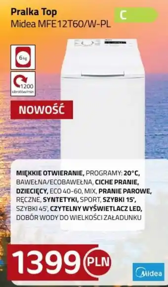 Prałka Top Midea MFE12T60/W-PL