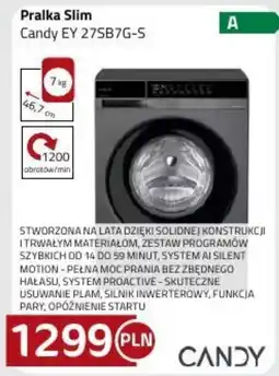 Kakto Pralka Slim Candy EY 27SB7G-S oferta